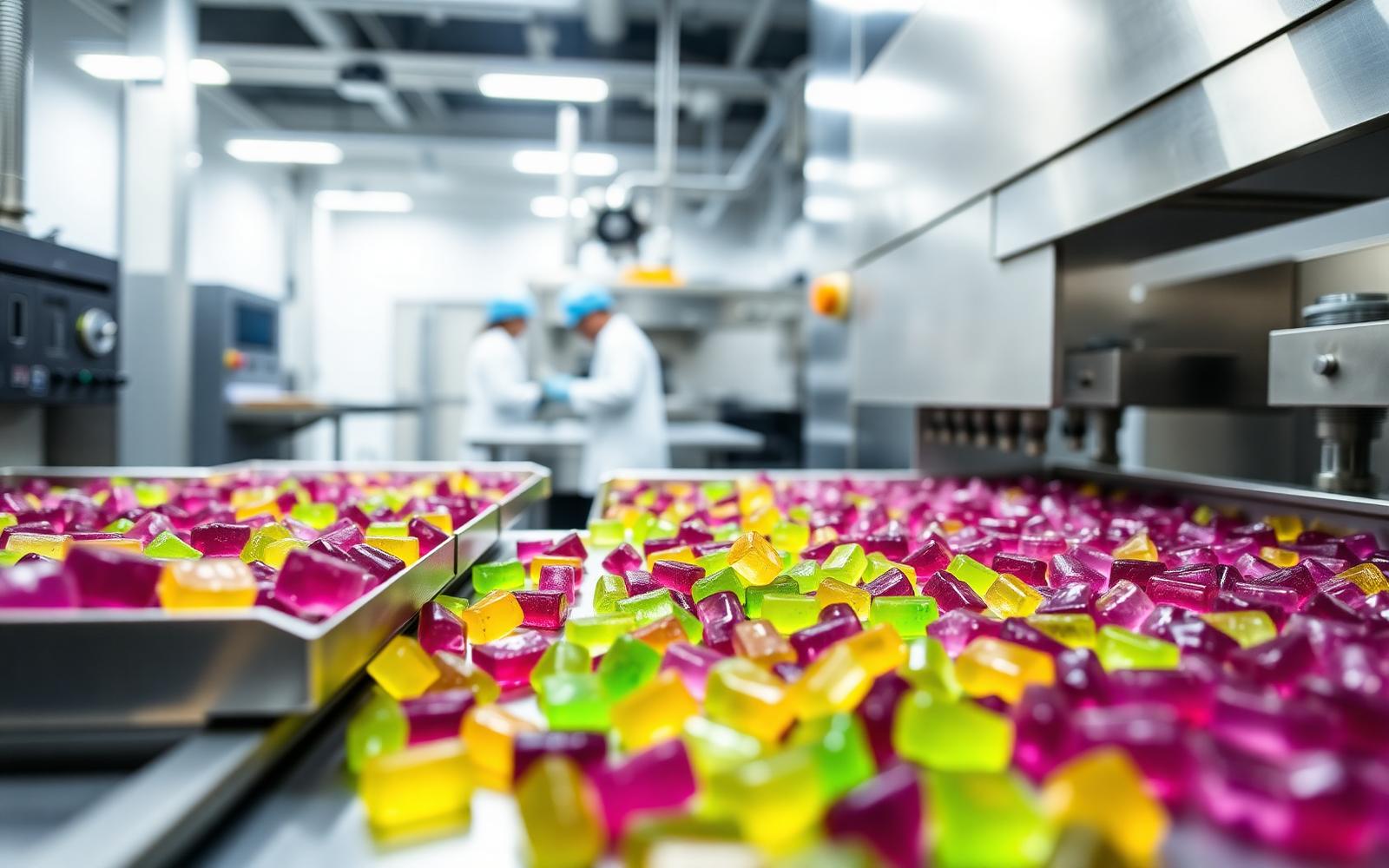 Modern gummy manufacturing facility